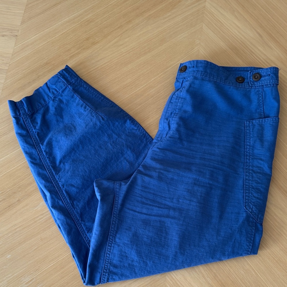Everlane Fatigue barrel pants. Blue. Sz 12